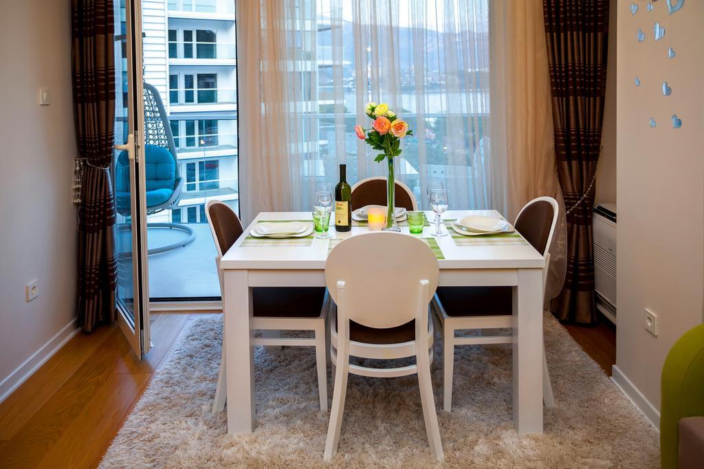 Luxury Apartment Anastasia Tre Canne Budva Rum bild