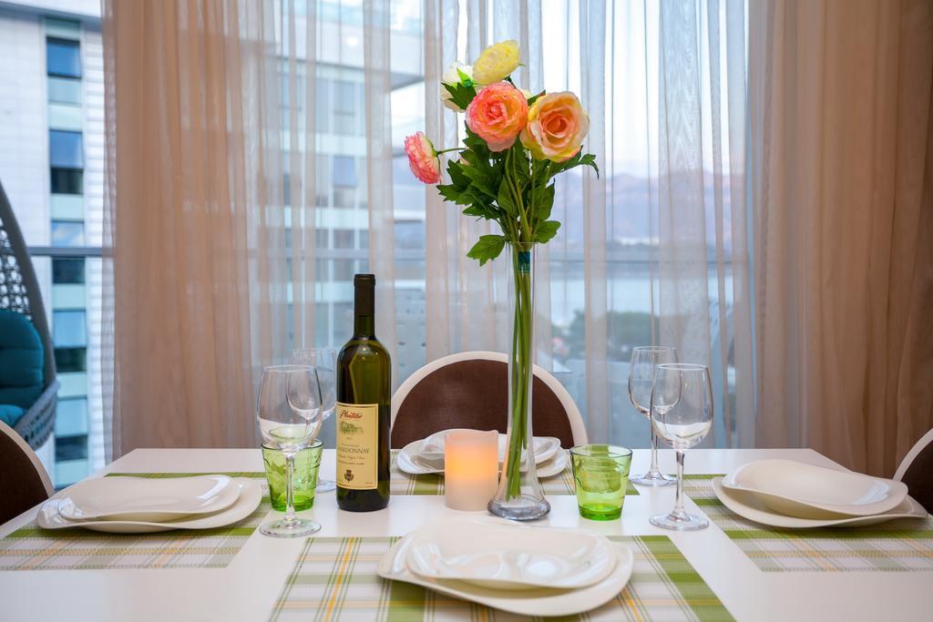 Luxury Apartment Anastasia Tre Canne Budva Rum bild