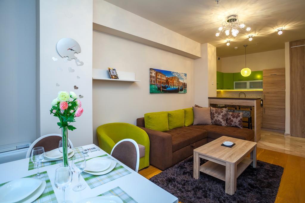 Luxury Apartment Anastasia Tre Canne Budva Rum bild
